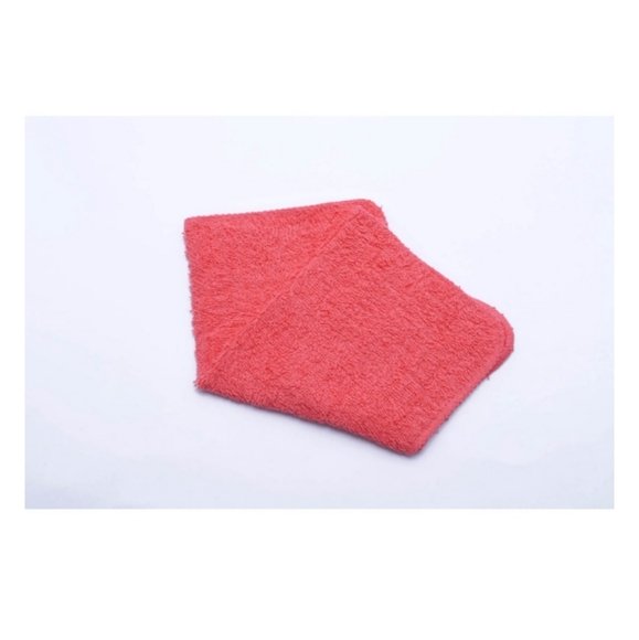 Mainstays cotton washcloths true bright 12- pack bundle in coral color - Picture 3 of 3